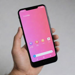 A smartphone designed to look like it only costs one dollar, with a simple yet functional design that balances cost-effectiveness with practicality.