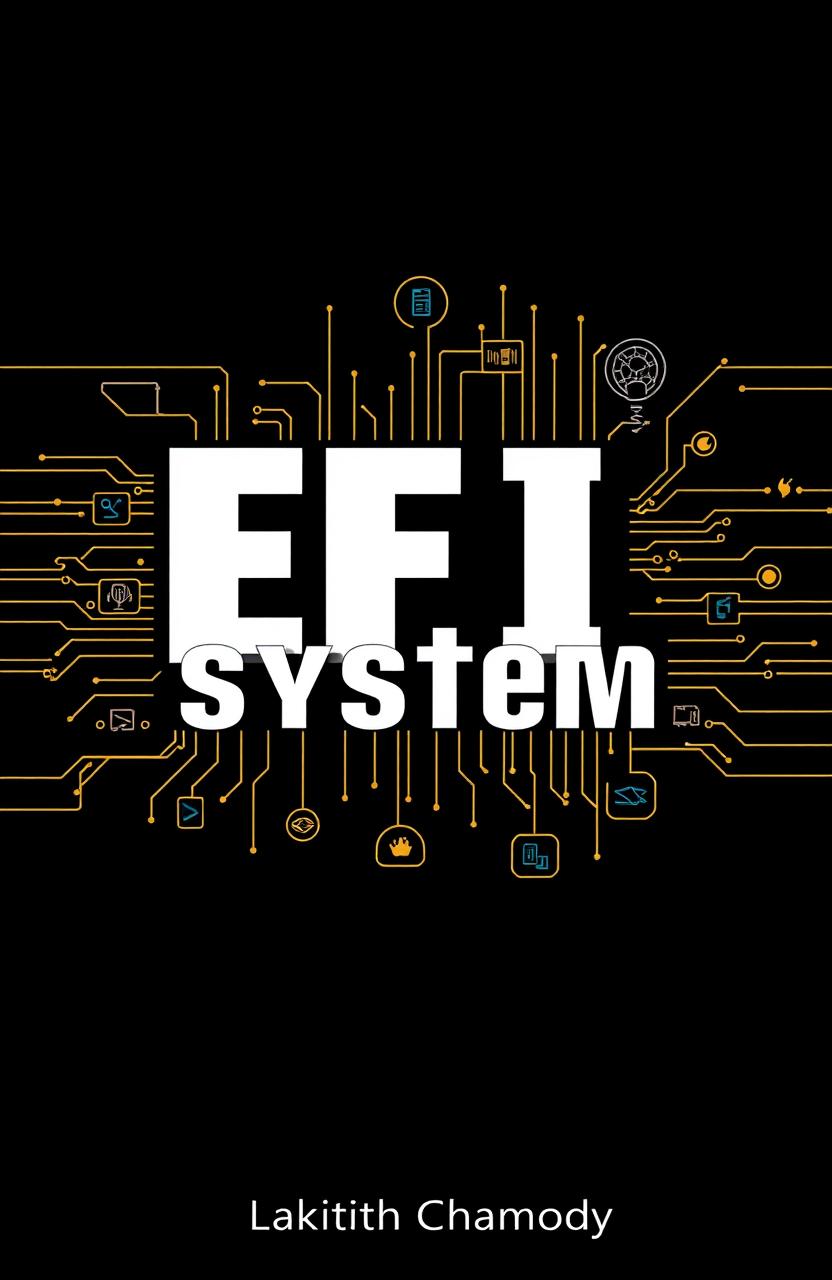 A visually striking and informative image that showcases an EFI (Extensible Firmware Interface) system