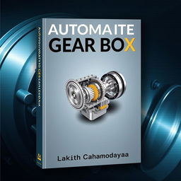 A book cover design for a title on 'Automatic Gear Box', featuring the name 'Lakith Cahamodaya' prominently displayed