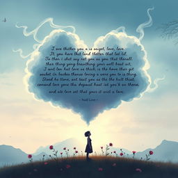A poignant artistic illustration of the theme 'A Suffering Called Love'
