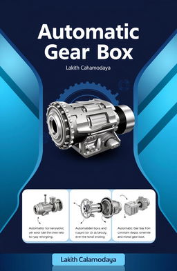 An informative and aesthetically pleasing A4 size poster on the topic of 'Automatic Gear Box'