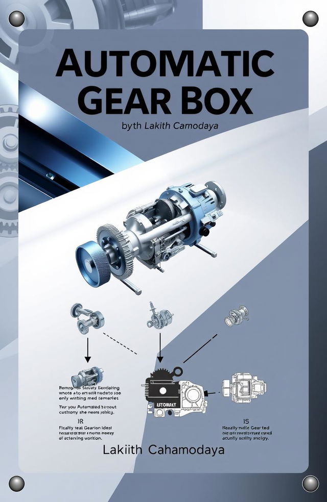 An informative and aesthetically pleasing A4 size poster on the topic of 'Automatic Gear Box'