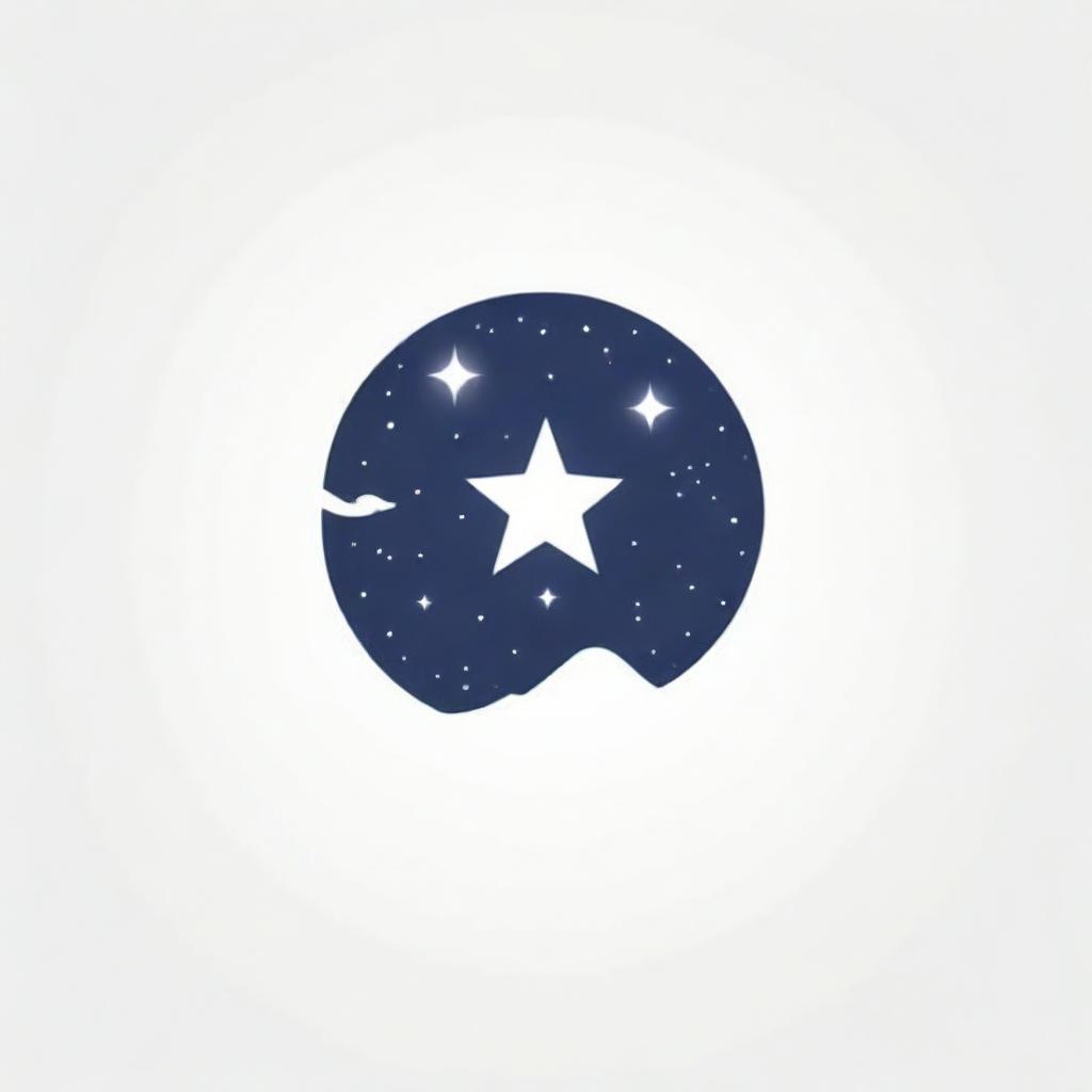 Create a logo incorporating the concept of starlight or twinkling stars.