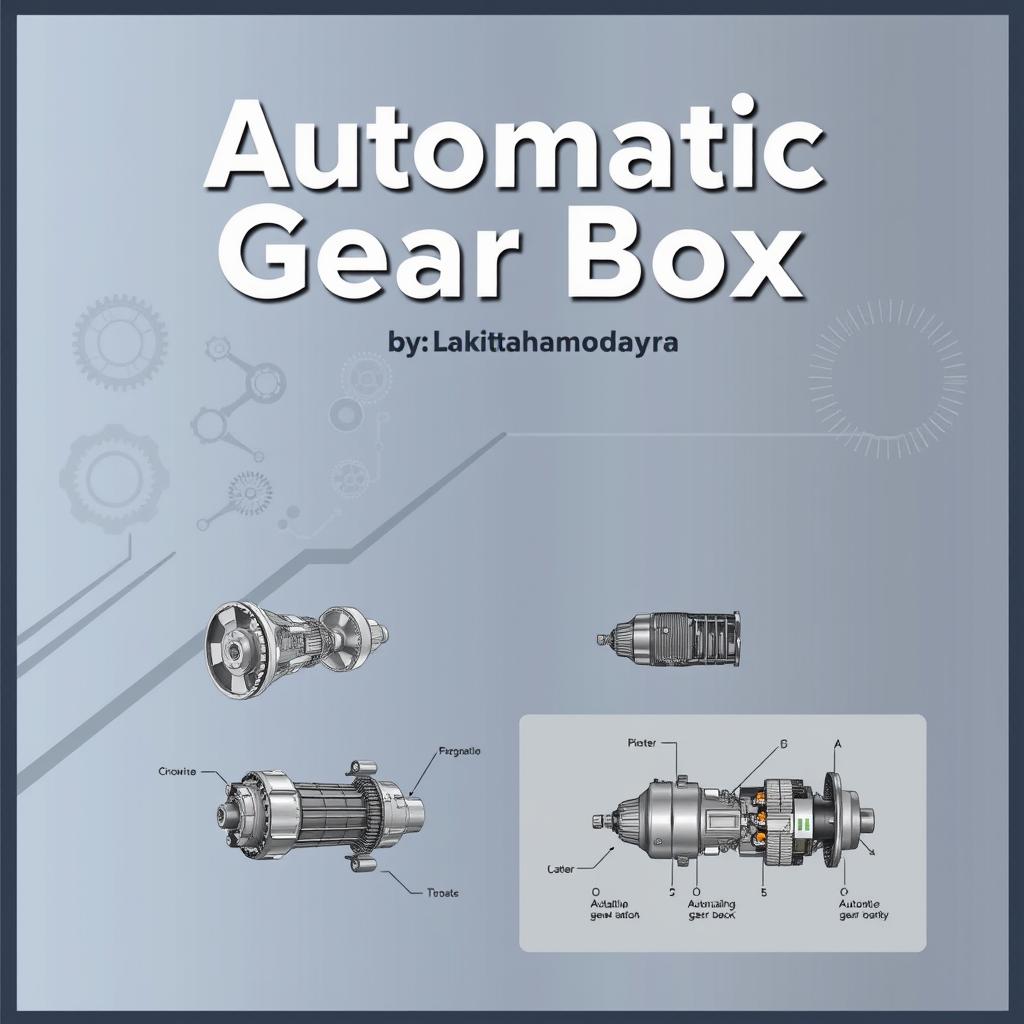 An informative and visually appealing A4 size poster on the topic of 'Automatic Gear Box'