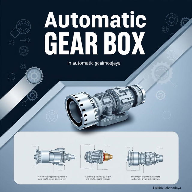 An informative and visually appealing A4 size poster on the topic of 'Automatic Gear Box'