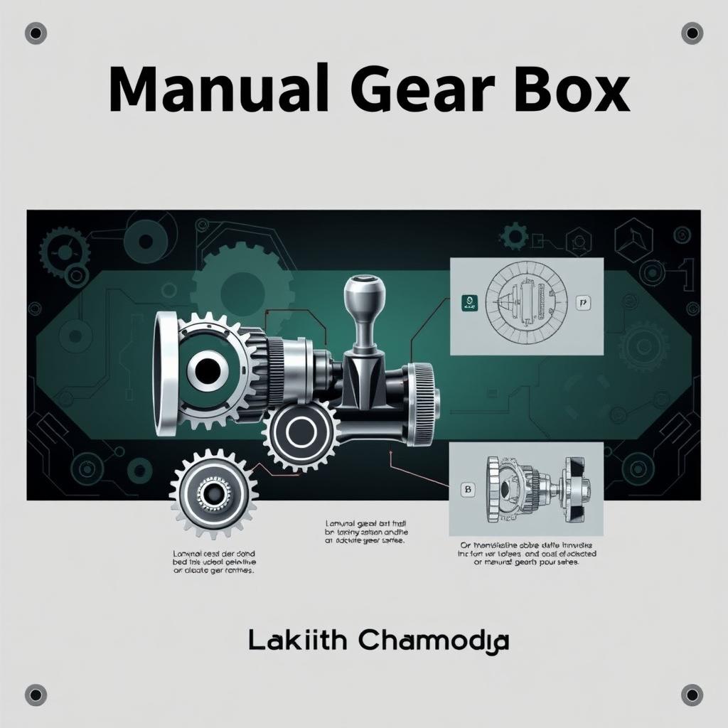 An informative and visually striking A4 size poster on the topic of 'Manual Gear Box'