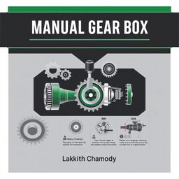 An informative and visually striking A4 size poster on the topic of 'Manual Gear Box'