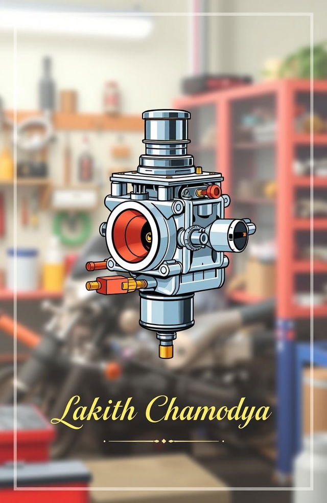 A vibrant illustration of a traditional carburetor, often referred to as 'cabulators'