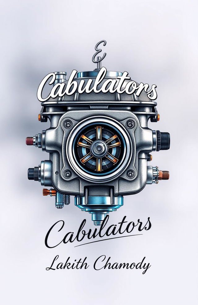 A detailed illustration of a carburetor with intricate components visible, showcasing its mechanical design