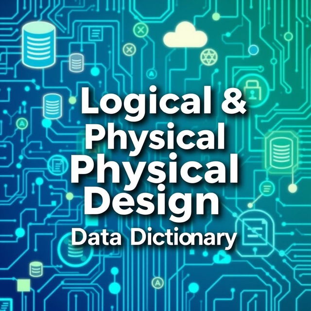 A visually engaging thumbnail that captures the essence of logical design, physical design, and data dictionary