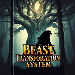 A captivating book cover design for 'Beast Transformation System'