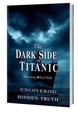 A captivating ebook cover for 'The Dark Side of Titanic: Uncovering Hidden Truths'