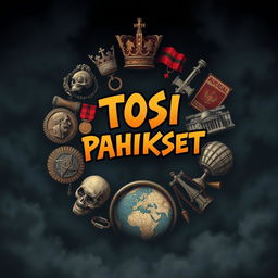 An image featuring a set of key symbols associated with power and control arranged in a circular pattern