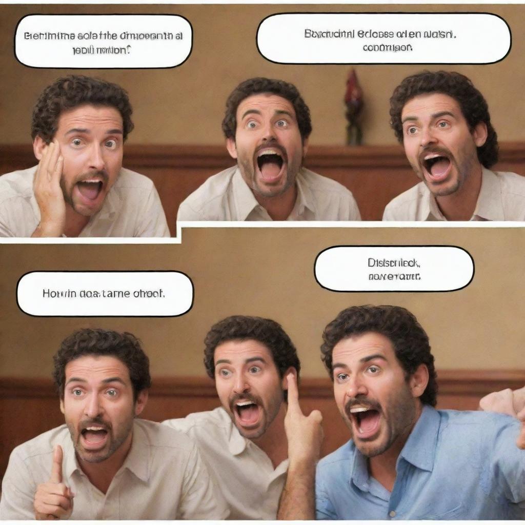 Create a comical meme image with a humorous Spanish caption, using a common meme format.