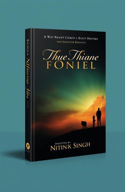 A book cover design featuring a striking front cover similar to the one described
