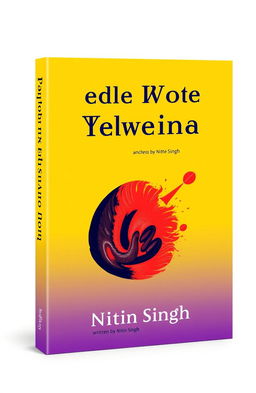 A book cover design that features a striking front cover, mirroring the style and layout of the provided reference image on the right side