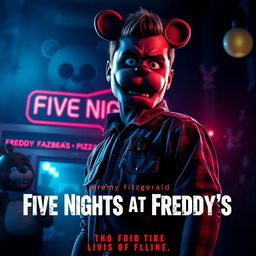 An epic movie poster featuring Jeremy Fitzgerald, the character from the Five Nights at Freddy's franchise