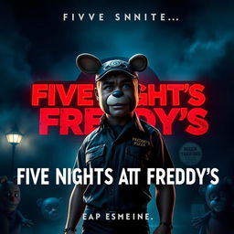 An epic movie poster featuring Jeremy Fitzgerald, the character from the Five Nights at Freddy's franchise