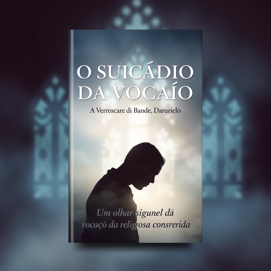 A book cover design featuring the title 'O SUICÍDIO DA VOCAÇÃO' prominently displayed in bold, elegant font at the top