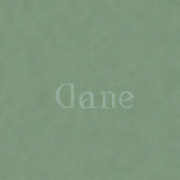 Create an image with a sage green background and the word 'Claire' prominently displayed in the middle.