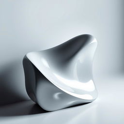 A strikingly designed monoblock, showcasing sleek curves and a modern, minimalist aesthetic