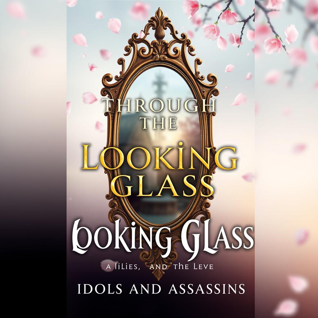 A book cover design for 'Through the Looking Glass: Idols and Assassins'