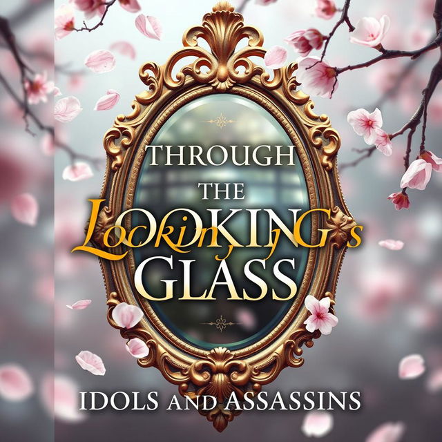 A book cover design for 'Through the Looking Glass: Idols and Assassins'