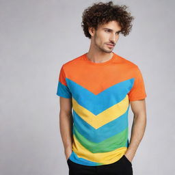 A stylish and comfortable t-shirt in vivid colors and unique design.