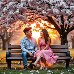 A heartwarming scene depicting a deep bond between two friends who have fallen in love