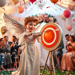 A captivating and whimsical scene set in a wedding celebration in Leninck, 2025