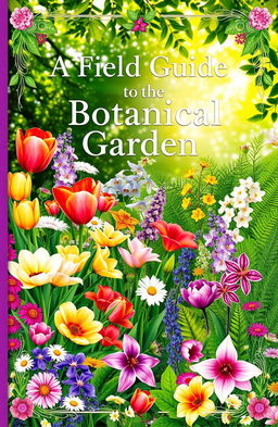 A beautifully illustrated cover of a field guide titled 'A Field Guide to the Botanical Garden'