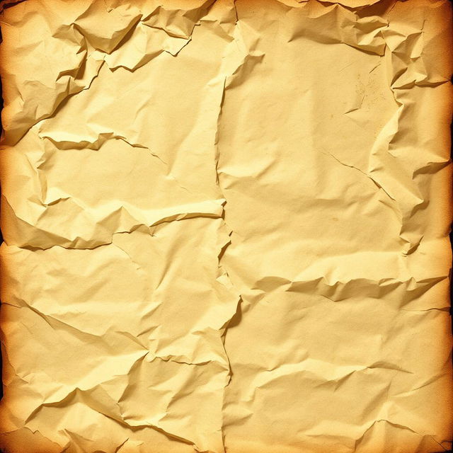 A beautifully crinkled and aged paper background suitable for a Dungeons & Dragons booklet