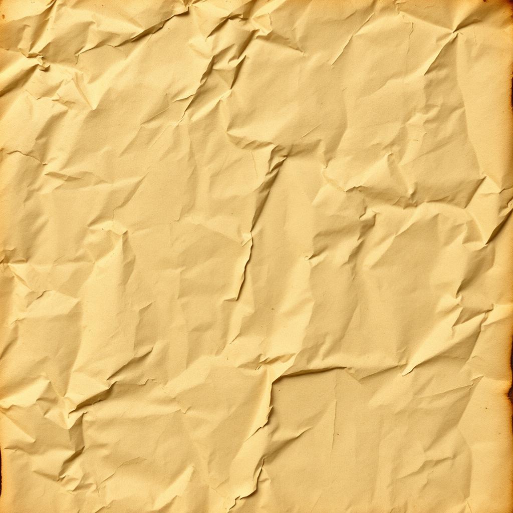 A beautifully crinkled and aged paper background suitable for a Dungeons & Dragons booklet