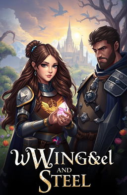 A fantasy medieval scene depicting a strong girl named Athena, who discovers she is a princess