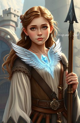 In a captivating medieval fantasy setting, a young girl named Athena discovers her hidden royal lineage as a princess