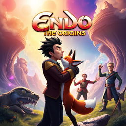 An epic movie poster for 'Endo the Origins' featuring Mr