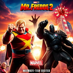 An epic Marvel movie poster featuring Mr