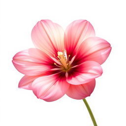 A beautiful, uplifting flower illustration featuring a single vibrant blossom that embodies feelings of beauty, healing, and hope