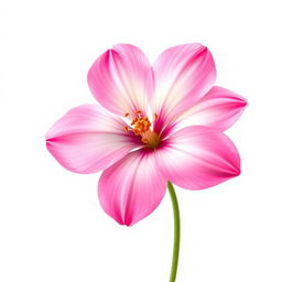 A beautiful, uplifting flower illustration featuring a single vibrant blossom that embodies feelings of beauty, healing, and hope