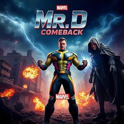 An epic Marvel movie poster featuring Mr
