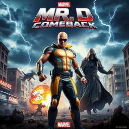 An epic Marvel movie poster featuring Mr