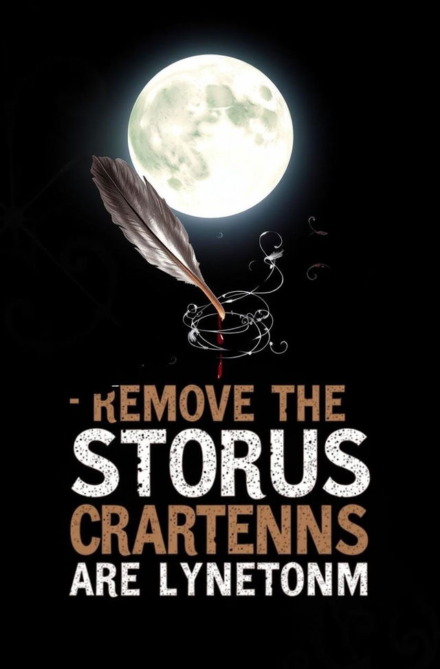 A visually striking book cover featuring a full moon casting a silvery glow in a dark, shadowy environment