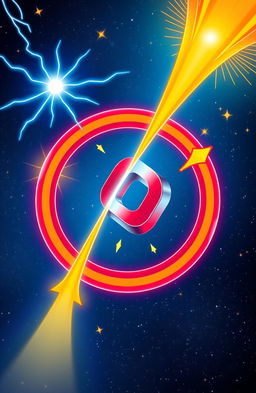 A visually striking illustration of electric and magnetic fields in action