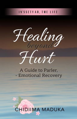 An eBook cover design for 'Healing beyond Hurt: A Guide to Emotional Recovery' by Chidinma Maduka