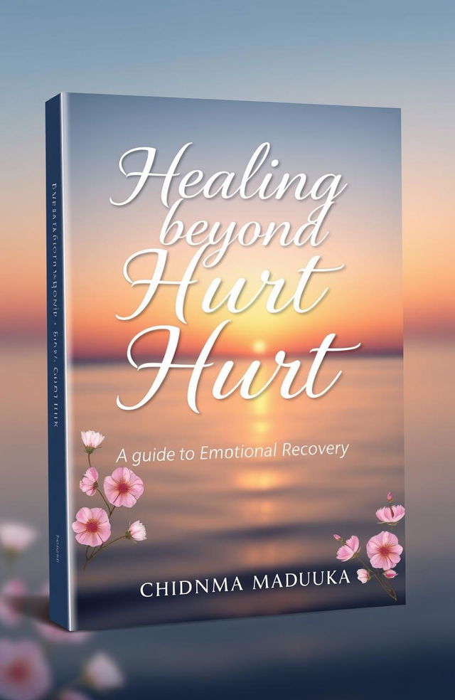 An eBook cover design for 'Healing beyond Hurt: A Guide to Emotional Recovery' by Chidinma Maduka