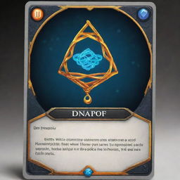 A sophisticated card named DNAproof, embodying scientific DNA elements. Its ability allows the player to exchange a high-power card from the opposition.