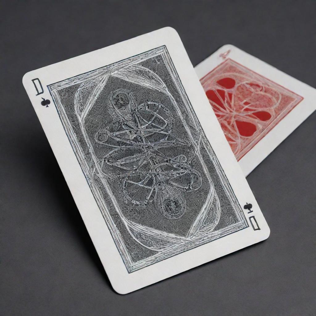 Design a sleek, futuristic playing card named 'DNAproof', adorned with DNA strands, symbolizing proofreading in genetics. The card holds the power to swap a high-valued card from an opponent's deck.