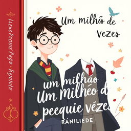 A visually engaging book cover illustration featuring James Potter and Regulus Black, depicting their friendship during their time as Marauders