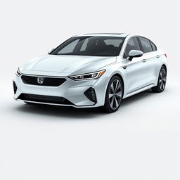 A modern sedan car design focusing on aesthetics, innovation, and functionality