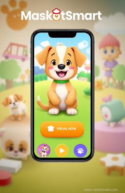 An innovative concept for a pet adoption app named MaskotSmart